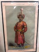 India & Punjab – Nawab Nazim of Bengal Vanity Fair Spy Cartoon of the Nawab of Bengal - entitled ‘