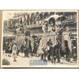 India - Original photo of a Royal Sikh Princes wedding of Yuvaraj Rajbir Singh, Sangrur India -