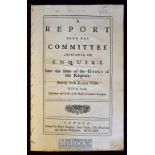 1729 A Report from the Committee appointed to Enquire into the State of the Goals of this Kingdom