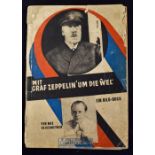 Mit Graf Zeppelin Um Die Wel (With Graf Zeppelin Around The World) 1929 Publication A 112 page