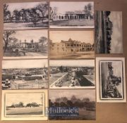 India - Collection of 10x postcards of Rawalpindi - Views include city bazaar, messi gate, Barracks,