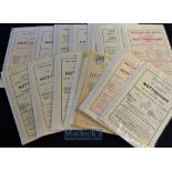 L.N.E.R Railway Excursion Handbills ‘Nottingham Races’ 1936 Selection plus a 1925 and 1928 Example