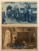 India & Punjab - Original postcards (2) views of the Patiala, Punjab. Including Maharaja of