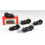 OO Gauge Kit Built Tank Locomotives including white metal and plastic bodies examples, assorted