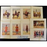 India & Punjab - Nine original colour plates from The Armies of India 1911 painted by Major A.C.