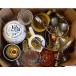 Selection of Ceramic, Glass & Metal – Featuring Royal Doulton, Candlesticks, glassware, Hornsea (