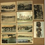 India - Collection of 22x postcards of Udaipur India - Monuments & Hindu temples inc Jagannath,