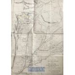 India & Punjab - Map of the Punjab and the Sikh Provence of Mooltan by Major Herbert B Edwards to