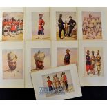 India & Punjab - Nine original colour plates from The Armies of India 1911 painted by Major A.C.