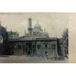 India & Punjab – Tomb of Maharajah Ranjit Singh original antique postcard showing the Samadhi of