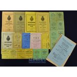 1940s Worcester Swimming Baths Membership Cards/Season Tickets 'Park's Wimming Baths', with many
