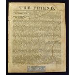 USA - Hawaii - Rare Missionary Society Seamans Journal 'The Friend' published Honolulu, Oahu, Vol