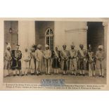 India & Punjab – Punjab Rulers at Kapurthala Jubilee original antique postcard of the ruling princes