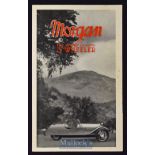 Morgan - The World’s Leading 3 Wheeler Circa 1937 Sales Catalogue - A 4 page sales catalogue