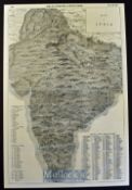 India - Relief Map of India published in The Illustrated London News Nov 1857 to illustrate the