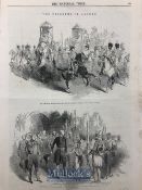 India & Punjab – Maharajah Duleep Singh in 1846 original antique engravings of the Pictorial Times