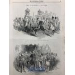 India & Punjab – Maharajah Duleep Singh in 1846 original antique engravings of the Pictorial Times