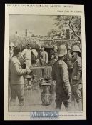 China - English Officers Selling Looted Goods, Taken from Chinese illustration after a sketch by