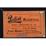 Parkin's Roofing Brochure containing Speciality Flat Roofs, C.N. Parkin Roofing Contractor