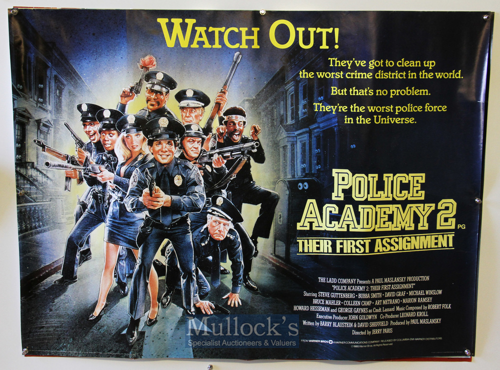 Original Movie/Film Poster Selection including Police Academy 2, The Honorary Consul, Brimstone & - Image 4 of 4