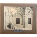 India - Collection of (5) original albumen photos of Delhi, India Tombs & Monuments including the