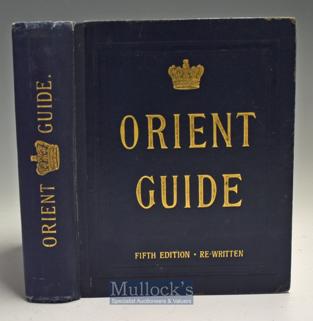 Shipping - Orient Line Guide, 1894 Publication A very extensive 430 page guide about all the ships