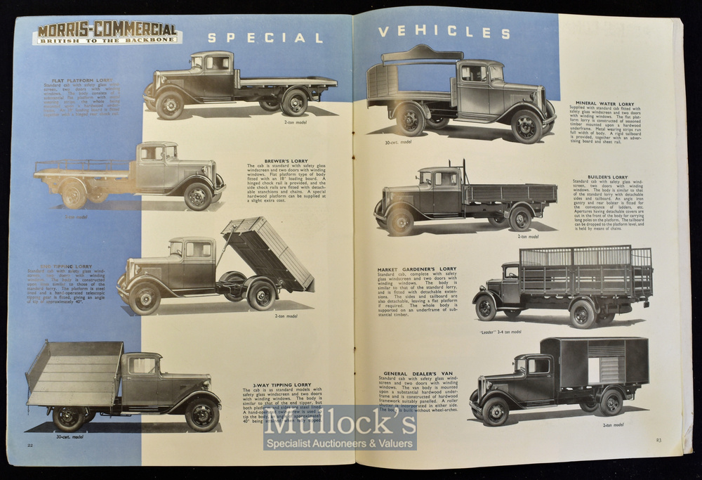 Motoring - Morris Commercial Vehicles For Every Purpose, 1936 Catalogue - An impressive large 28 - Image 2 of 2