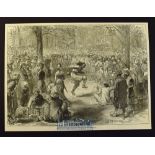 India & Punjab - Seepee Fair, Near Simla in the Himalayas original engraving from a sketch by