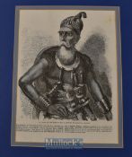 India & Punjab – ‘The Akali of the Sikhs’ Engraving from a drawing by Marshall Claxton 1857 measures