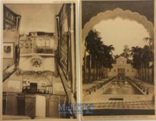 India & Punjab – Patiala State Durbar Postcards two original antique postcards of the Patiala