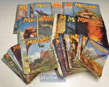 WWII Era - 69x Meccano magazine 1940-1945 and 1947 – appears complete apart from 3 issues in 1941.