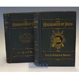 The Highlands Of India 1882 Book By Major-General D. J. F. Newall - Strategically considered with