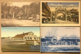 India - Collection of 12x real photo postcards of Peshawar - Views include bazaar, fort, Peshawar