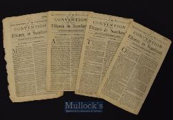 A Continuation of the Proceedings of the Convention of the Estates in Scotland – 1689 includes 4x
