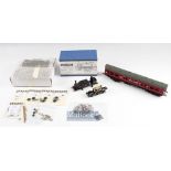 OO Gauge Model Railways White Metal Kits to include High Level Class 03/04 Shunter chassis, unmade