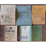 National Registration Identity Cards dated 1915 and 1943-45 together with 1952 National Health