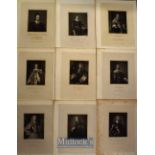 Historical Portraits – Selection of 19th century Engravings of various personalities, various