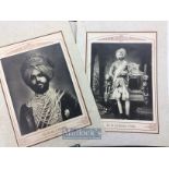 India & Punjab – Maharajah prints in folio a ribbon-tied portfolio of portrait photographs