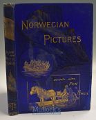 Norway - Norwegian Pictures drawn by Richard Lovell M.A. 1886 Book - A large well illustrated 224