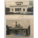 India – Topographical postcards (2) views of the Lahore, Punjab. Including Ranjit Singhs Samadhi &