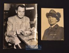 WWII Hermann Göring Signed Postcard depicted in Military uniform, signed in ink to the front,