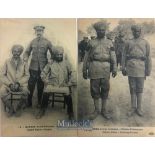 India & Punjab – Indian & Sikh Troops in France postcards two original vintage First World War