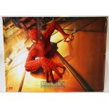 Original Movie/Film Poster Spiderman 2002 teaser double sided, measures 40x30inch
