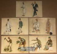 India - Original set of 5x colour postcards ‘East and West series by Thacker Spink & co Calcutta.
