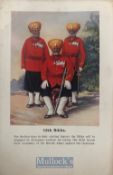 India & Punjab – 15th Sikhs Officers original antique WWI postcard showing a Sikh Officers of the