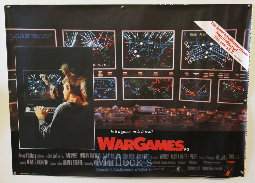 Original Movie/Film Poster Selection includes Absence of Malice, War Games, Blow Out, and The Boat - Image 2 of 4