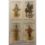 India - Collection of 4x original British Indian army Cigarette cards showing regiments 53rd Sikh