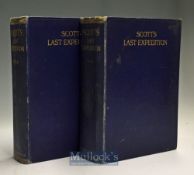 Antarctica – 1913 Scott’s Last Expedition Books, 2 Volumes, Second Editions the first “being the