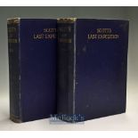 Antarctica – 1913 Scott’s Last Expedition Books, 2 Volumes, Second Editions the first “being the