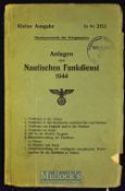 Germany - WWII - 1944 Facilities for Nautical radio Service – [Anlagen zum Nautishcen Funkdienst],